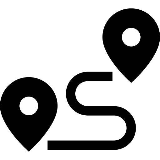 dystans Basic Straight Filled ikona