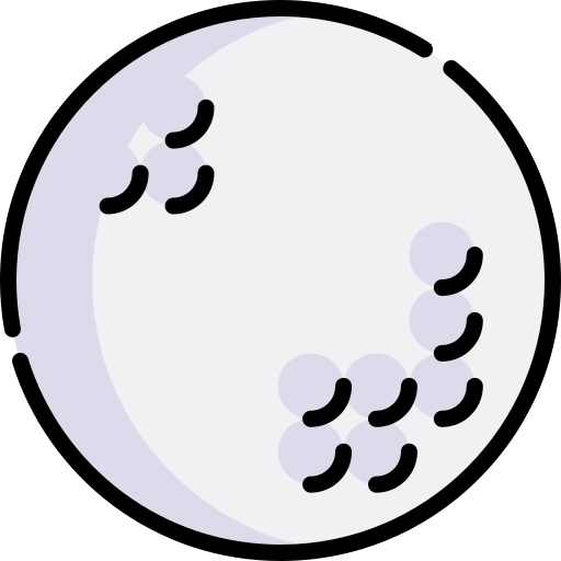 Golf ball Special Lineal color icon