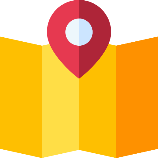 地図 Basic Straight Flat icon