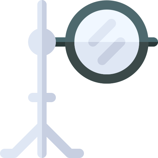 reflector Basic Rounded Flat icono