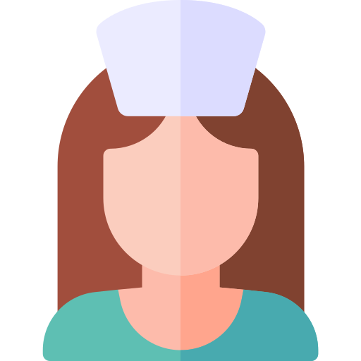 enfermero Basic Rounded Flat icono