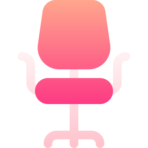 Office chair Basic Gradient Gradient icon