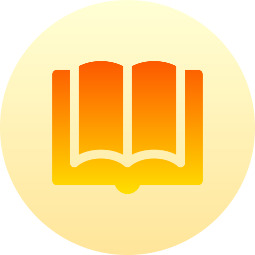 livre ouvert Basic Gradient Circular Icône