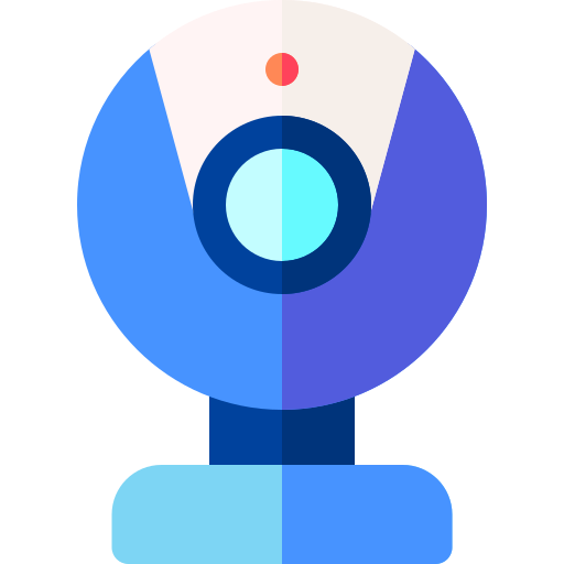 webcam Basic Rounded Flat icon