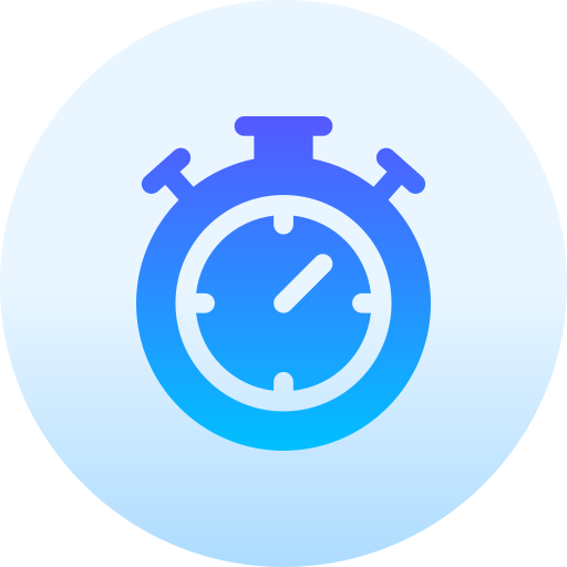 Stopwatch Basic Gradient Circular icon