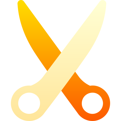 Scissors Basic Gradient Gradient icon