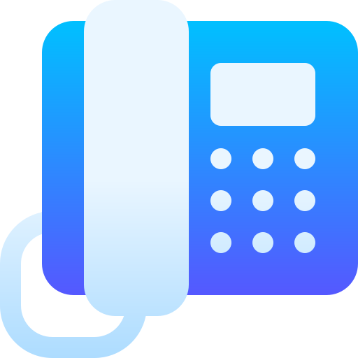 Telephone Basic Gradient Gradient icon