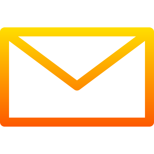 Envelope Basic Gradient Lineal color icon