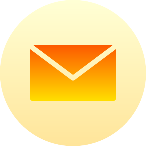 Envelope Basic Gradient Circular icon