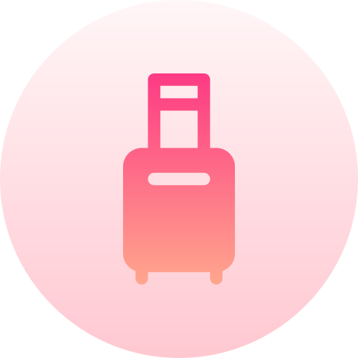 bagage Basic Gradient Circular Icône