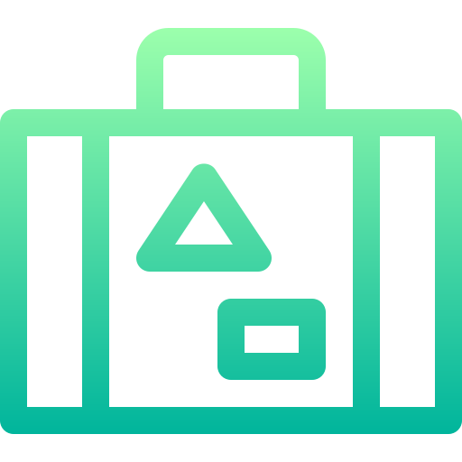 walizka Basic Gradient Lineal color ikona