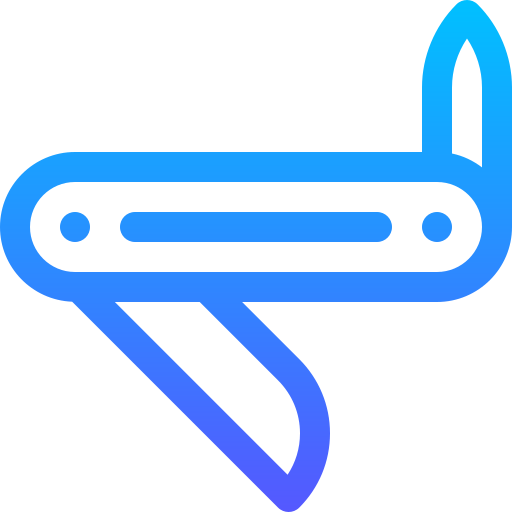 Swiss army knife Basic Gradient Lineal color icon
