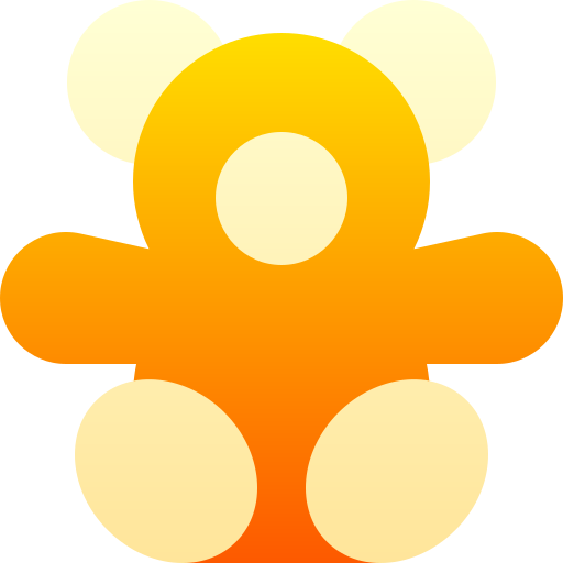 knuffelbeer Basic Gradient Gradient icoon