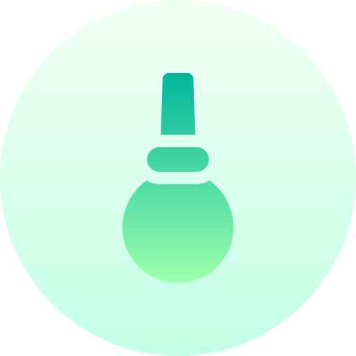 Nasal aspirator Basic Gradient Circular icon