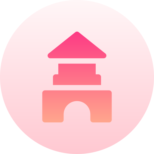 ブロック Basic Gradient Circular icon