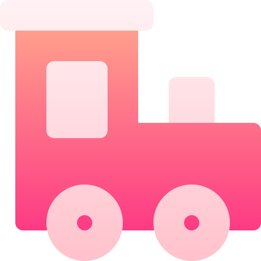 trein speelgoed Basic Gradient Gradient icoon