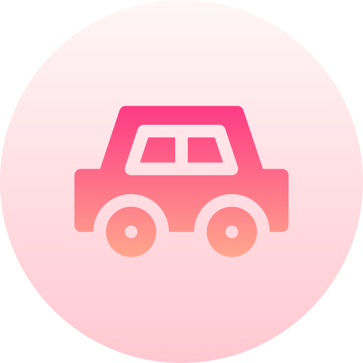 Car Basic Gradient Circular icon