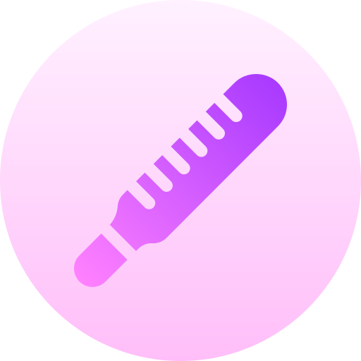 Thermometer Basic Gradient Circular icon