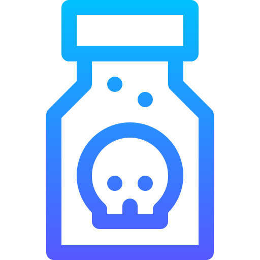 毒 Basic Gradient Lineal color icon