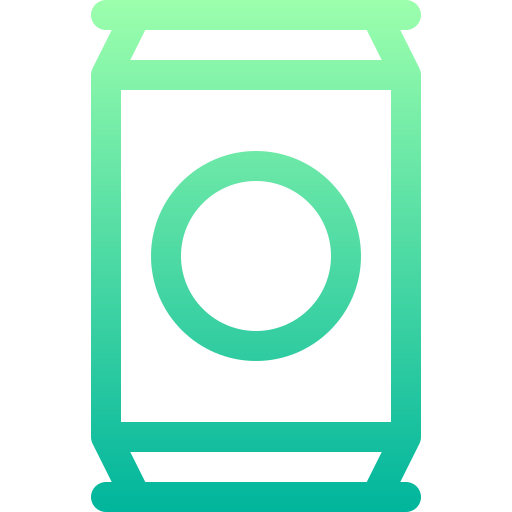 탄산 음료 Basic Gradient Lineal color icon