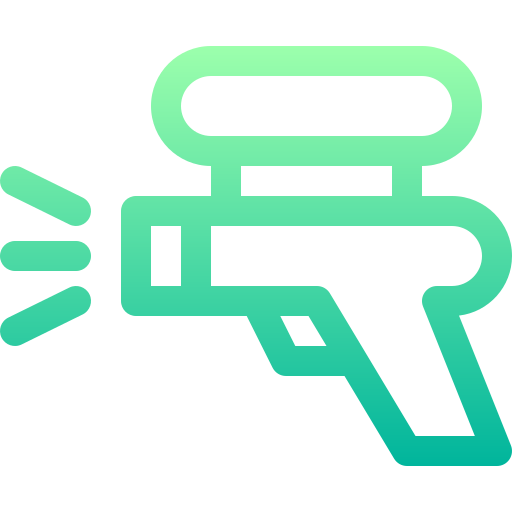 pistolet wodny Basic Gradient Lineal color ikona