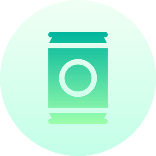 탄산 음료 Basic Gradient Circular icon