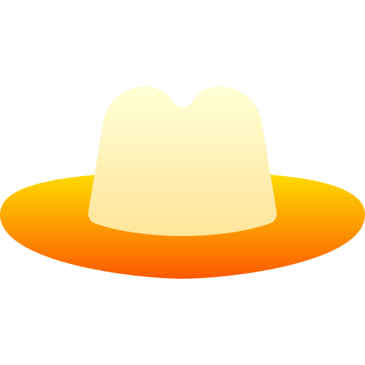 chapeau Basic Gradient Gradient Icône