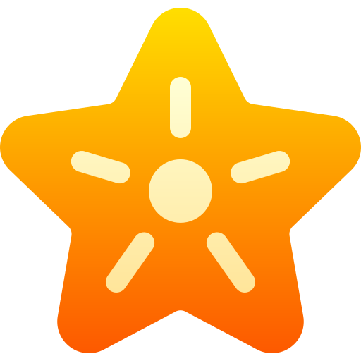 Starfish Basic Gradient Gradient icon