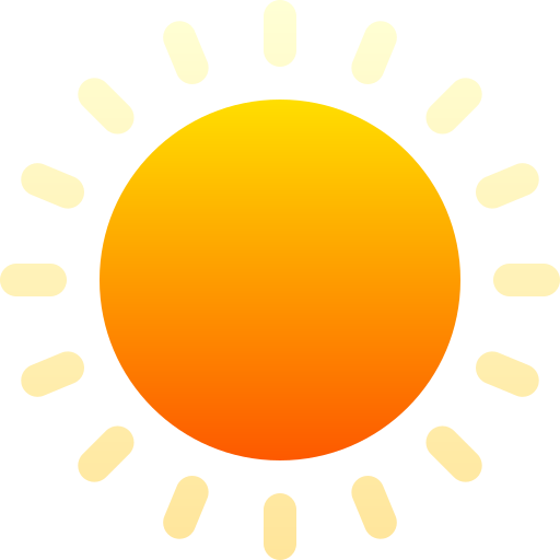 태양 Basic Gradient Gradient icon