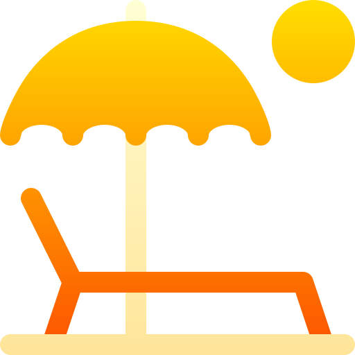 日光浴 Basic Gradient Gradient icon
