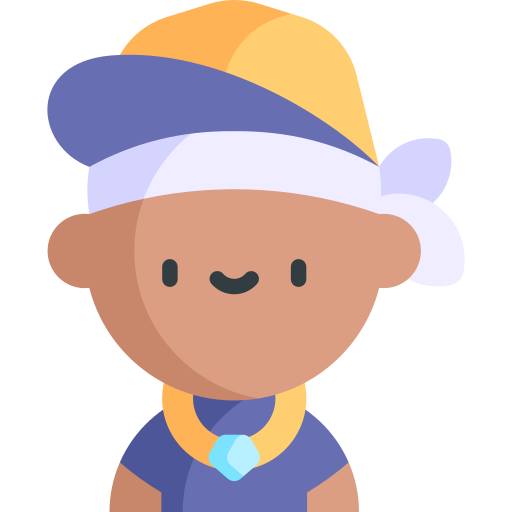 rapero Kawaii Flat icono