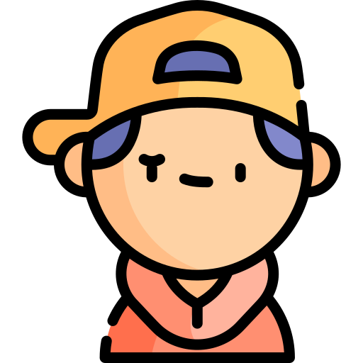 Rapper Kawaii Lineal color icon