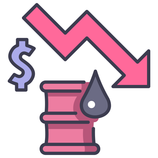 Oil price MaxIcons Lineal color icon