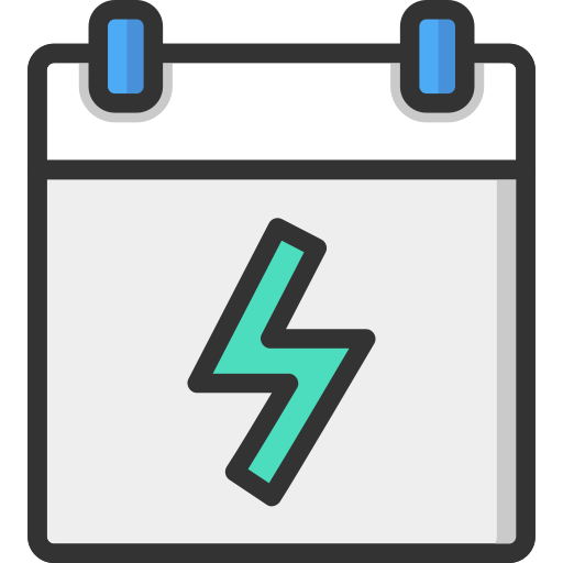 カレンダー SBTS2018 Lineal Color icon