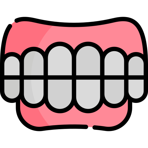 Dentures Kawaii Lineal color icon
