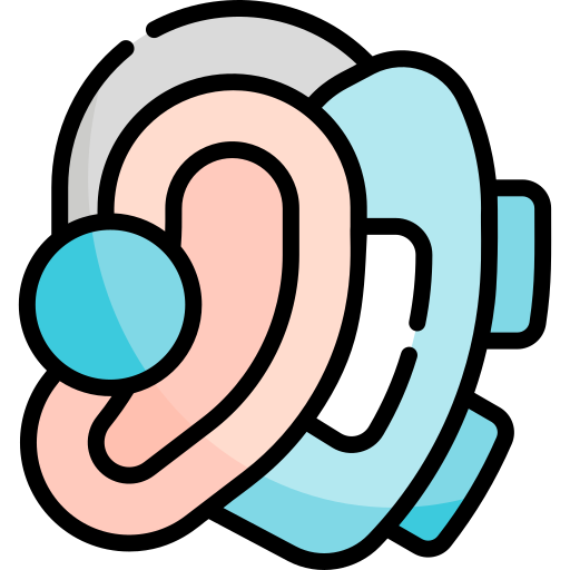 Deafness Kawaii Lineal color icon