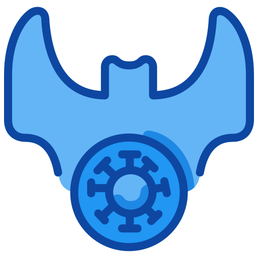 コウモリ Generic Blue icon