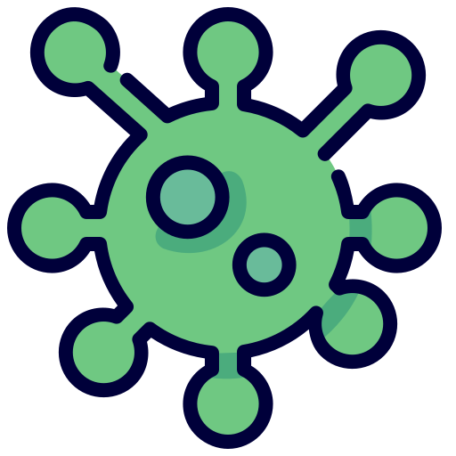 coronavirus Generic Outline Color icoon