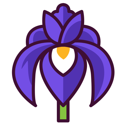 iris Generic Outline Color icono