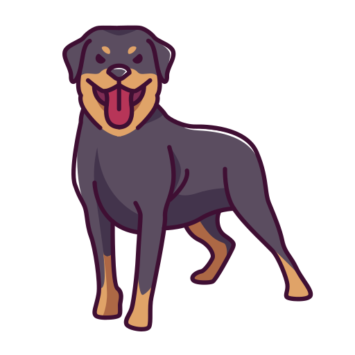 rottweiler Generic Outline Color icon