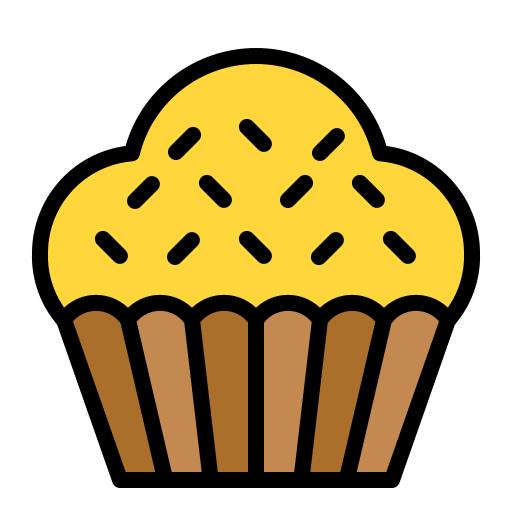 cupcake Generic Outline Color icon