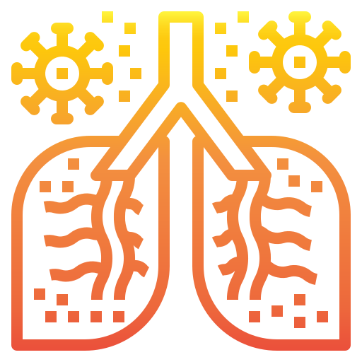 pulmón Catkuro Gradient icono
