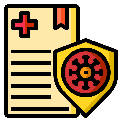 Medical certificate Catkuro Lineal Color icon