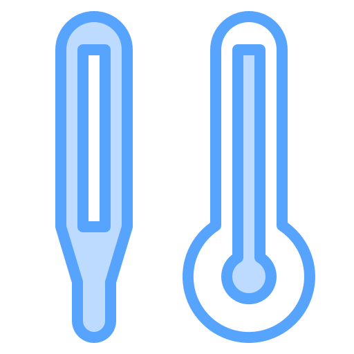 Thermometer Catkuro Blue icon