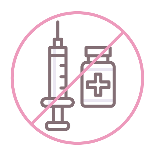 No vaccines Flaticons Lineal Color icon
