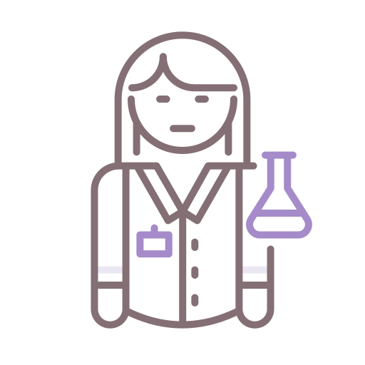 Scientist Flaticons Lineal Color icon