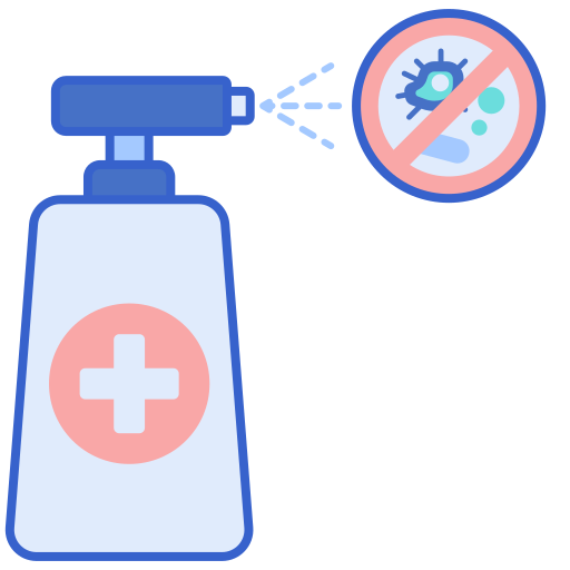 Disinfectant Flaticons Lineal Color icon