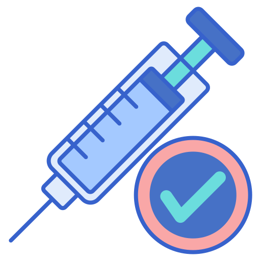 vaccinatie Flaticons Lineal Color icoon