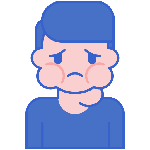 Face swelling Flaticons Lineal Color icon