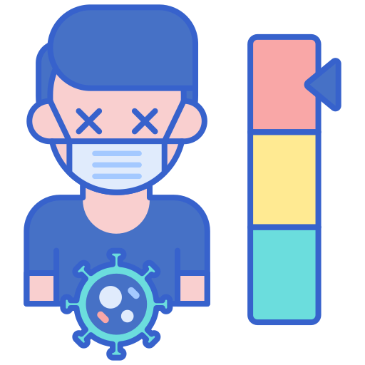 infectie Flaticons Lineal Color icoon
